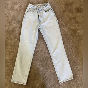 ABERCROMBIE CURVE LOVE THE 90’S STRAIGHT ULTRA HIGH RISE JEANS